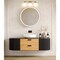 Z-Lite Vaughn Vanity, 3-Light, 7.75 In.W x 22.5 In.L x 9.5 In.H, Luxe Gold/Matte Opal 735-3V-LG - alternate 7